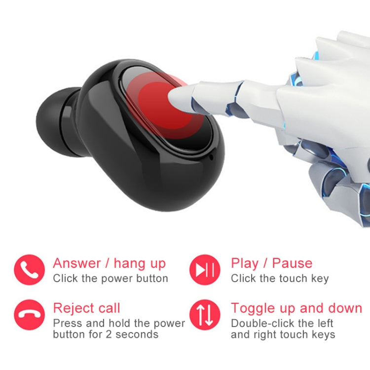 L-21 9D音效藍牙5.0觸控無線藍牙耳機帶充電盒，支持高清通話