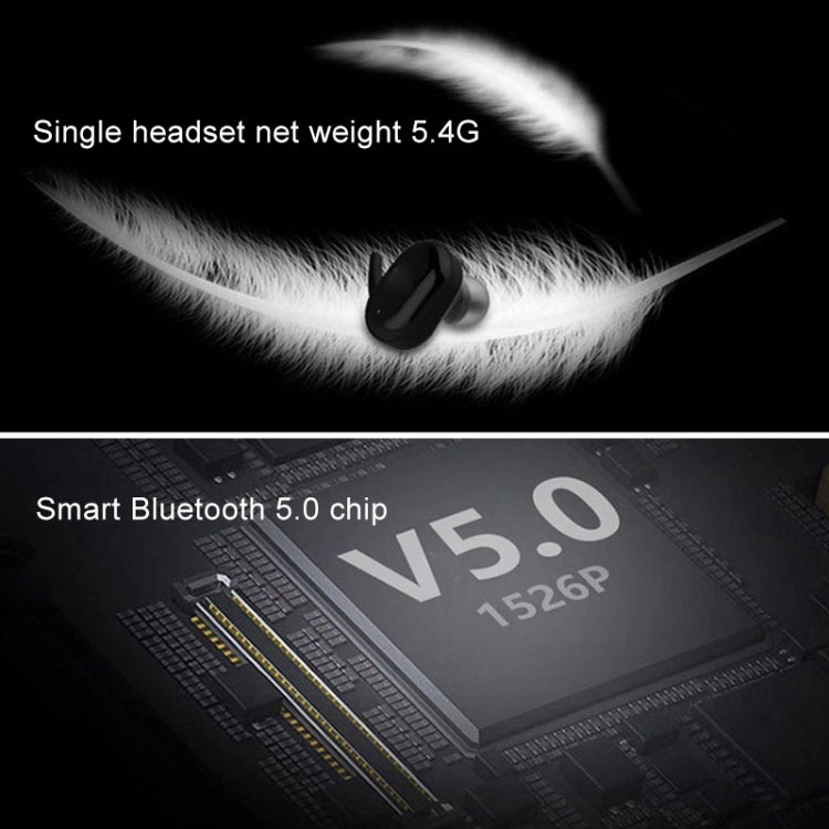 TWS-4 IPX5防水藍牙5.0觸控無線藍牙耳機帶充電盒，支持高清通話&語音提示