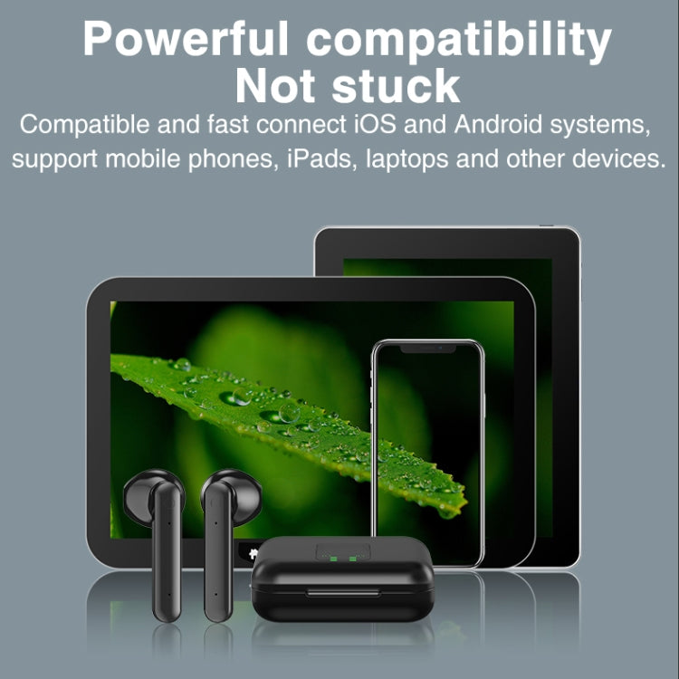 P100pro TWS 藍牙5.0觸控無線藍牙耳機帶充電盒&LED智能數顯，支持Siri&通話