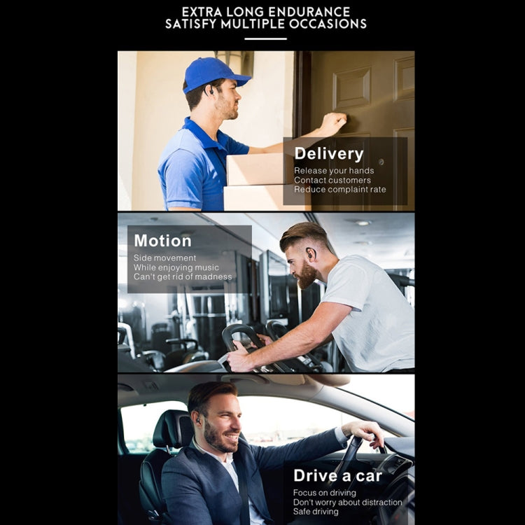 F680 藍牙5.0 快速閃充掛耳無線商務運動藍牙耳機