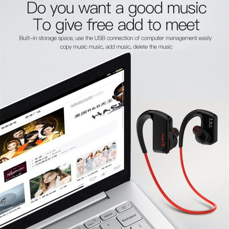 J2 藍牙4.2 無線雙耳後掛式運動藍牙耳機自帶內存