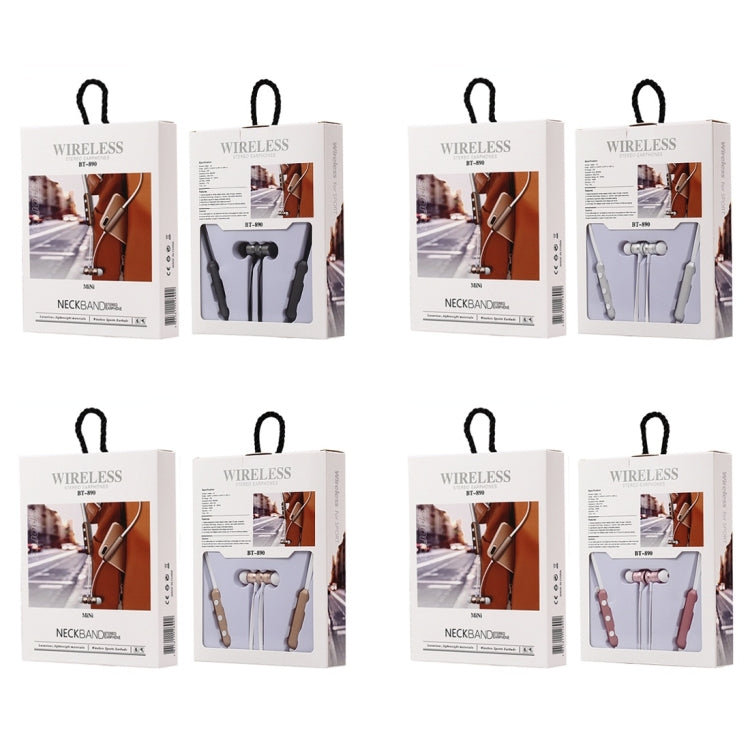 BT-890 藍牙4.2 頸掛式藍牙耳機，支持音樂播放&切換&音量調節&接聽