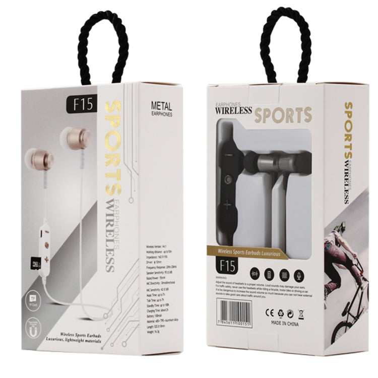 F15 藍牙4.2 頸掛式藍牙耳機，支持音樂播放&切換&音量調節&接聽