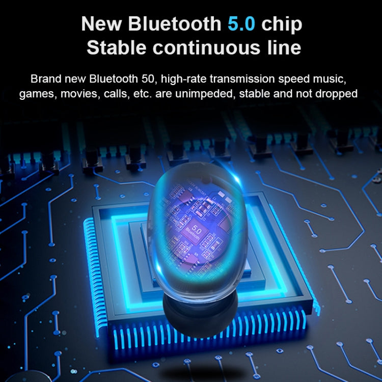 S11 TWS 觸控藍牙耳機帶磁吸充電盒，支持三屏電量显示