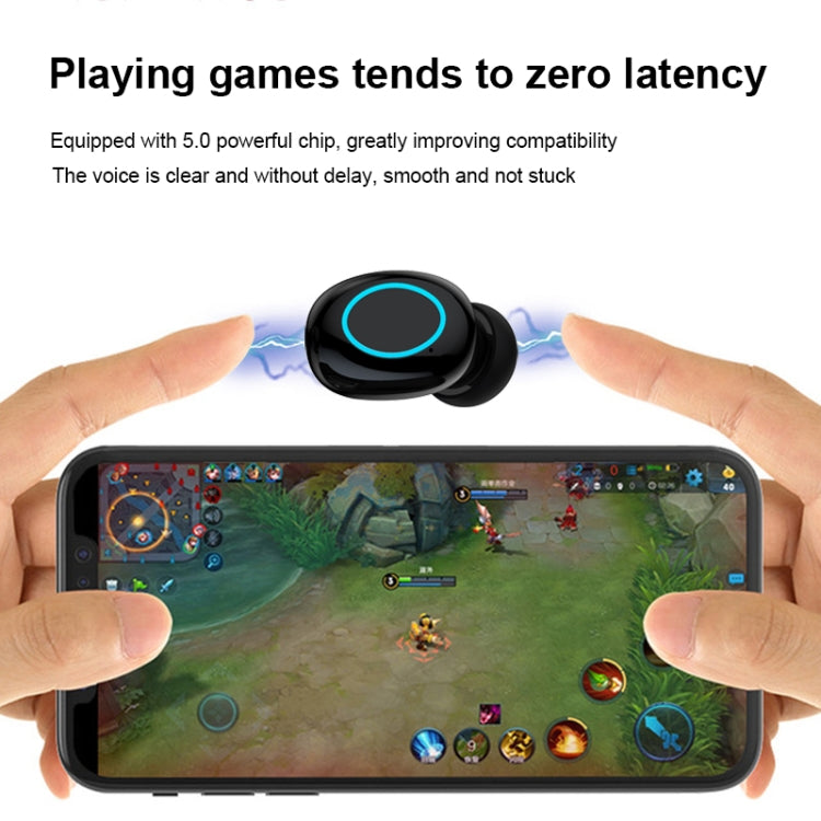 S11 TWS 觸控藍牙耳機帶磁吸充電盒，支持三屏電量显示