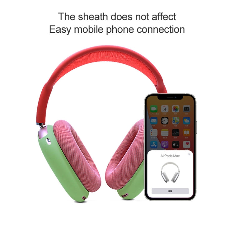 一對賣 全包防刮硅膠頭戴式耳機保護套 適用於AirPods Max