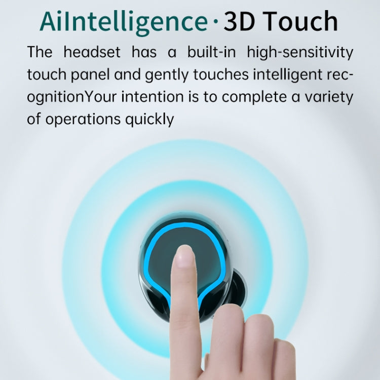 M9 藍牙5.1 TWS鏡面數顯無線藍牙耳機帶充電倉手電筒，支持觸控&Siri&電量显示