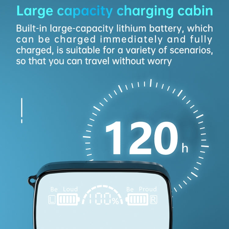 M9 藍牙5.1 TWS鏡面數顯無線藍牙耳機帶充電倉手電筒，支持觸控&Siri&電量显示
