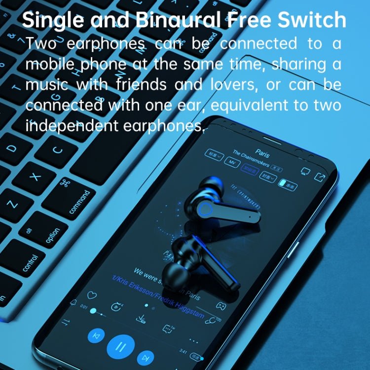 M19 藍牙5.1 TWS數顯無線藍牙耳機帶充電倉，支持觸控&Siri&電量显示