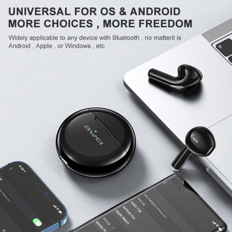 awei T17 真無線TWS藍牙5.0運動耳機 帶充電倉