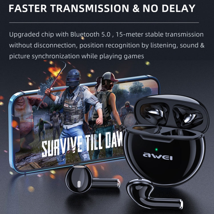 awei T17 真無線TWS藍牙5.0運動耳機 帶充電倉