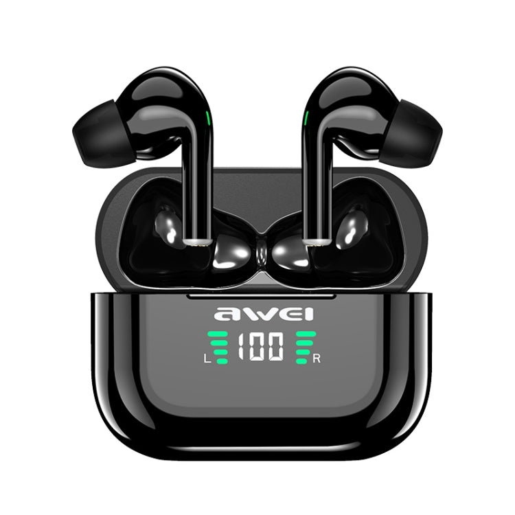 awei T29P 真無線LED數顯IPX4防水TWS藍牙5.0運動耳機 帶充電倉