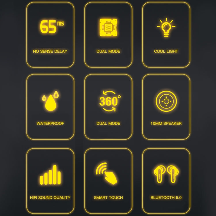 awei T35 真無線IPX5防水TWS藍牙5.0遊戲雙模式運動耳機 帶充電倉