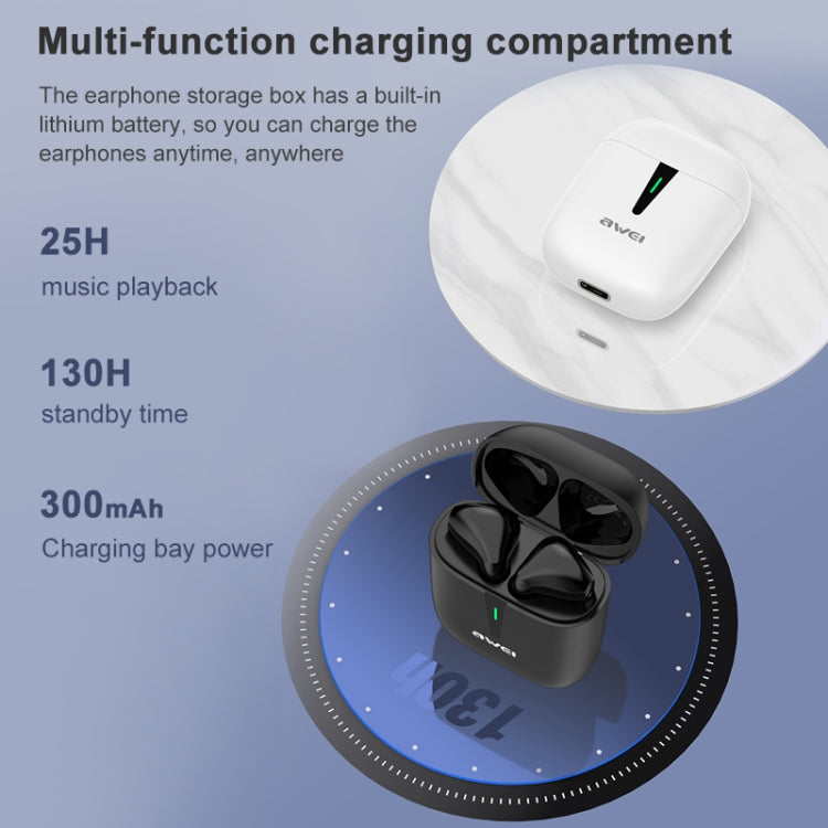 awei T21 真無線TWS藍牙5.0運動耳機 帶充電倉