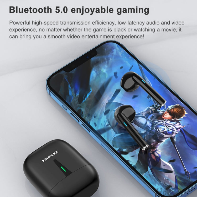 awei T21 真無線TWS藍牙5.0運動耳機 帶充電倉