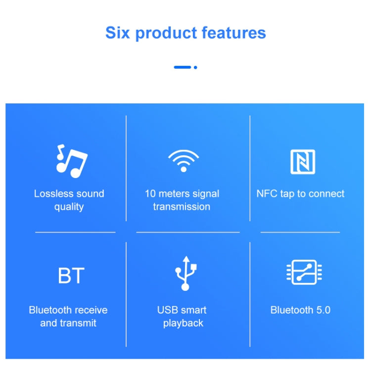 NFC  BT19 藍牙5.0接收發射器耳機車載音頻播放器