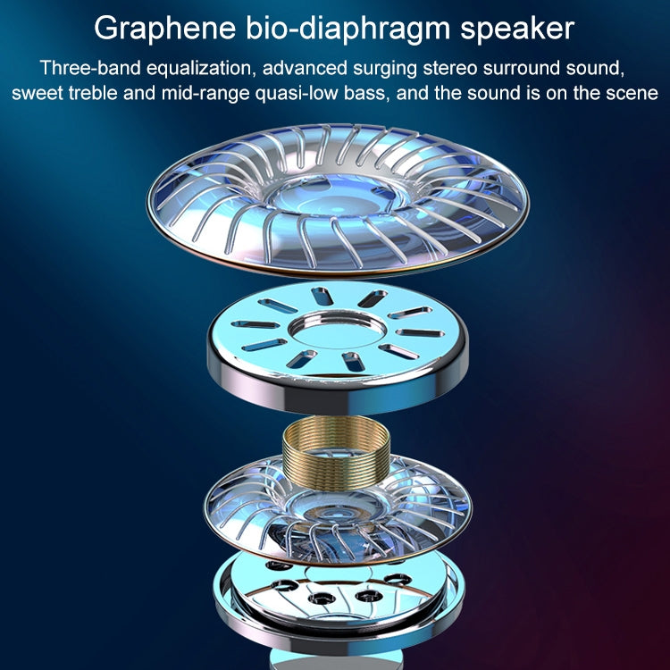 V12 藍牙5.2 商務款掛耳式智能LED數顯無線藍牙耳機帶充電倉