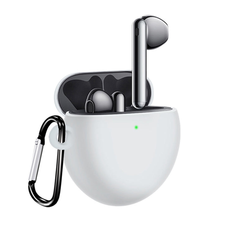 適用於 華為 Freebuds 4 全包防水硅膠耳機保護套帶掛鈎