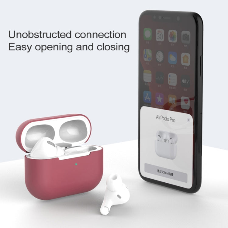 適用於AirPods Pro 無扣硅膠耳機保護套
