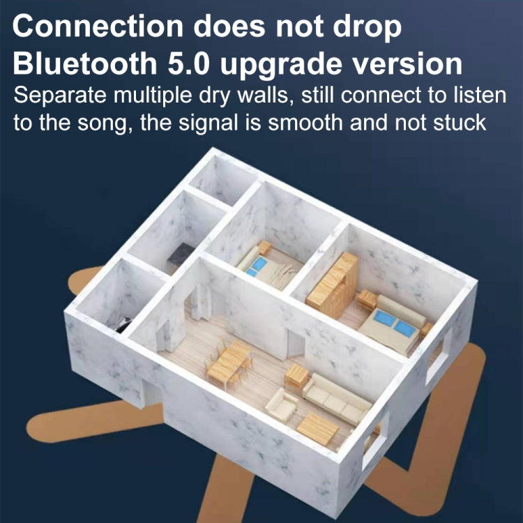 YYK-525 單個耳掛式降噪通話無線藍牙耳機帶充電盒&數顯