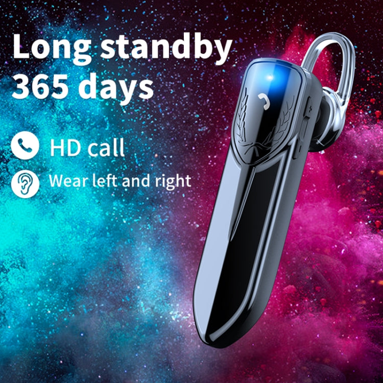 M81 CVC降噪單邊商務掛耳式藍牙耳機，支持Siri&一拖二