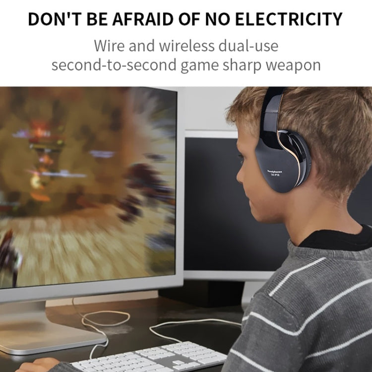 SN-P18 可摺疊頭戴式藍牙4.0耳機帶麥 支持TF插卡