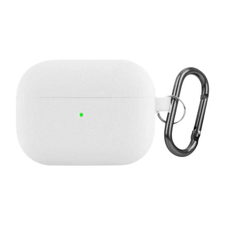 適用於AirPods Pro 三代 荔枝紋硅膠無線耳機保護套