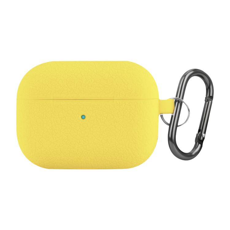 適用於AirPods Pro 三代 荔枝紋硅膠無線耳機保護套