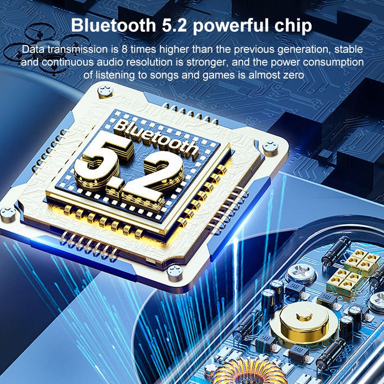 V9 鏡面無線藍牙耳機 帶充電艙