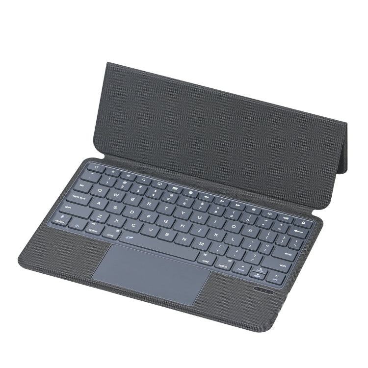 P3125-6 Grid Bluetooth Keyboard Leather Case with Touch Pad For iPad Air 11 2024 / Air 5 10.9 2022 / Air 4 10.9 2020 / iPad Pro 11 2021/2020/2018