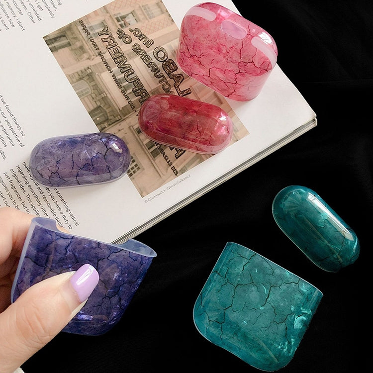 適用於蘋果 AirPods 1/2代 海苔紋TPU防摔耳機保護殼