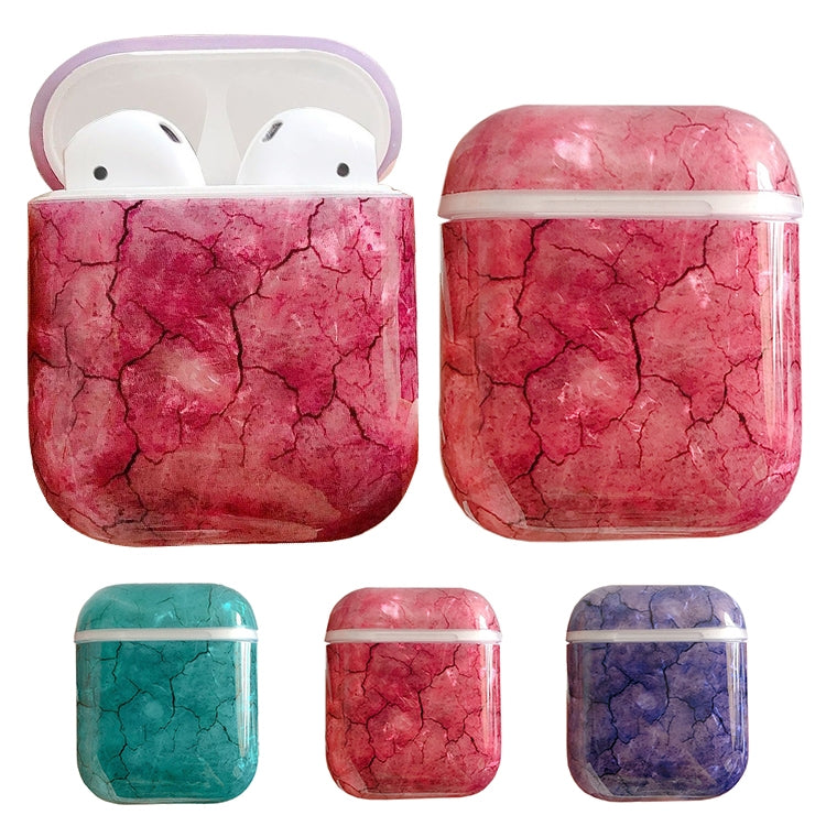 適用於蘋果 AirPods 1/2代 海苔紋TPU防摔耳機保護殼