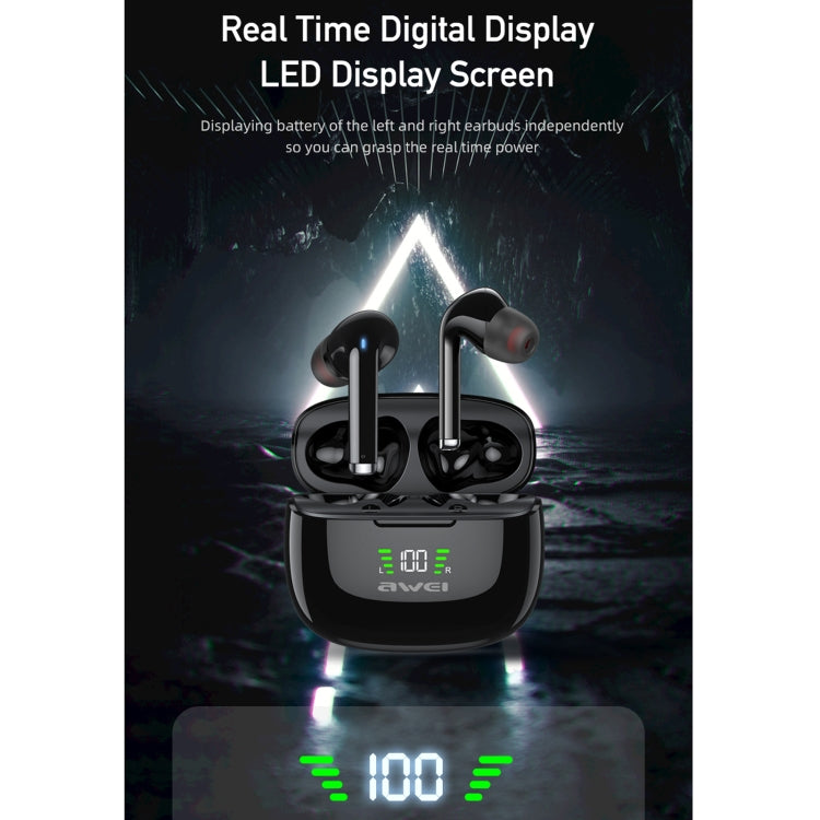 awei TA8 藍牙5.2 ANC主動降噪無線藍牙耳機  , TA8