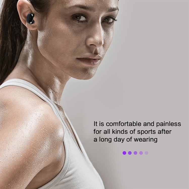 DT-4 IPX級防水藍牙5.0無線藍牙耳機帶350mAh磁吸充電盒，支持通話