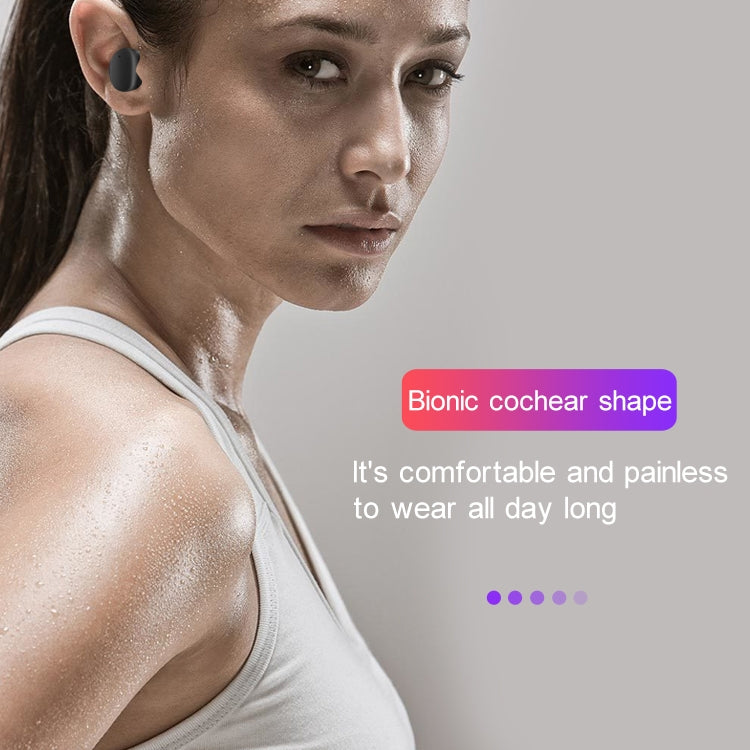 DT-7 IPX級防水藍牙5.0無線藍牙耳機帶300mAh磁吸充電盒，支持通話