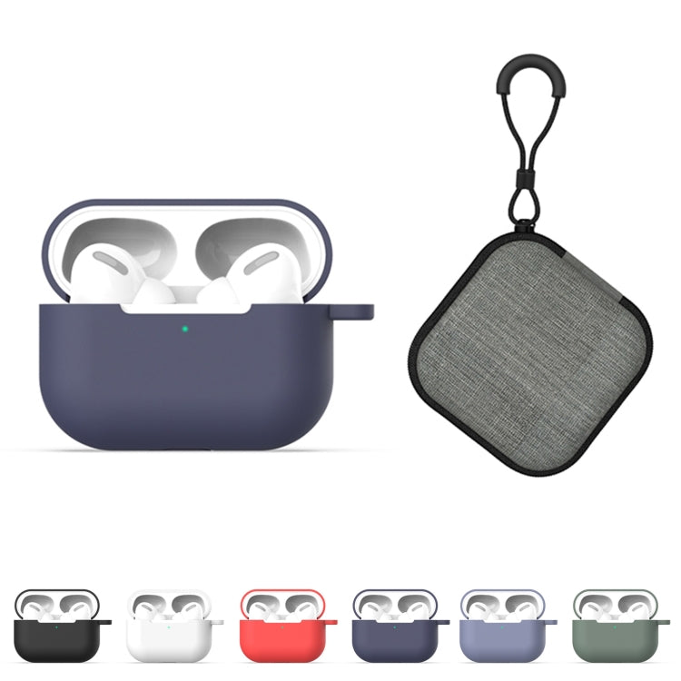 適用於AirPods Pro 5合一 硅膠耳機保護套+耳機包+耳機掛扣+掛鈎+防丟繩套裝