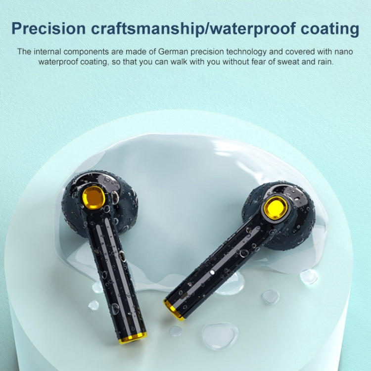 F730 TWS IPX4防水數顯半入耳藍牙耳機