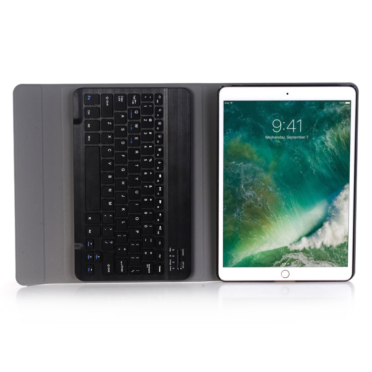A09 適用於iPad Air / Pro 10.5 inch  藍牙3.0超薄ABS可拆卸式藍牙平板鍵盤皮套帶支架功能