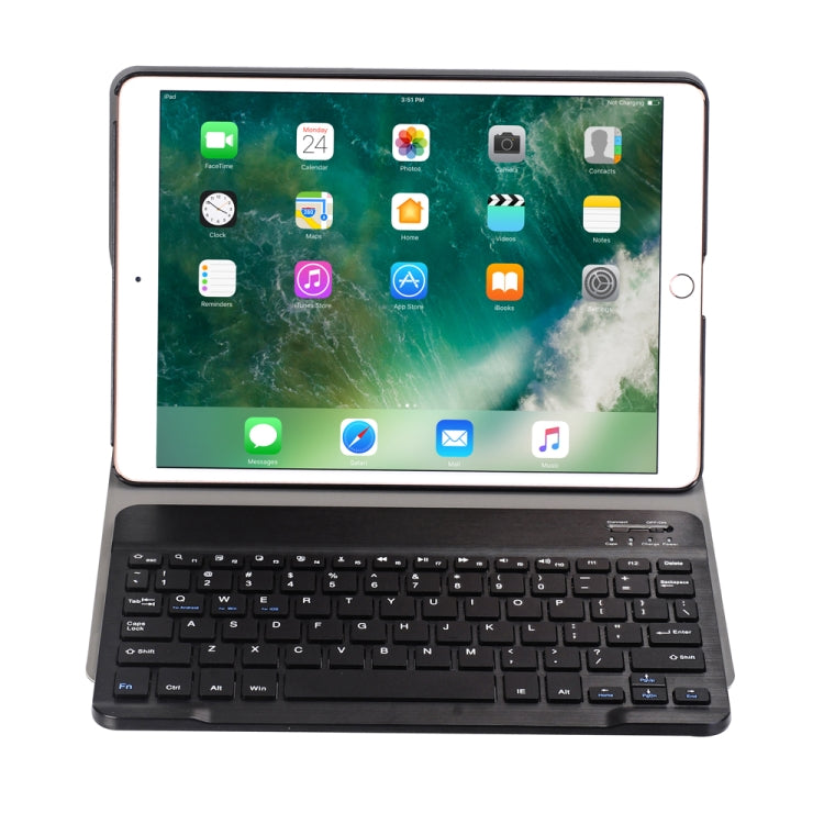 A09 適用於iPad Air / Pro 10.5 inch  藍牙3.0超薄ABS可拆卸式藍牙平板鍵盤皮套帶支架功能
