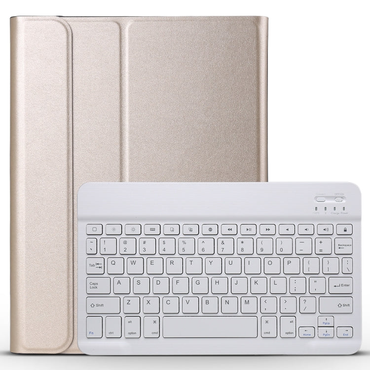 A11 Bluetooth 3.0 Ultra-thin ABS Detachable Bluetooth Keyboard Leather Tablet Case for iPad Air 4 / Air 5 / Pro 11 inch 2022 / 2021 / 2020 / 2018, with Holder