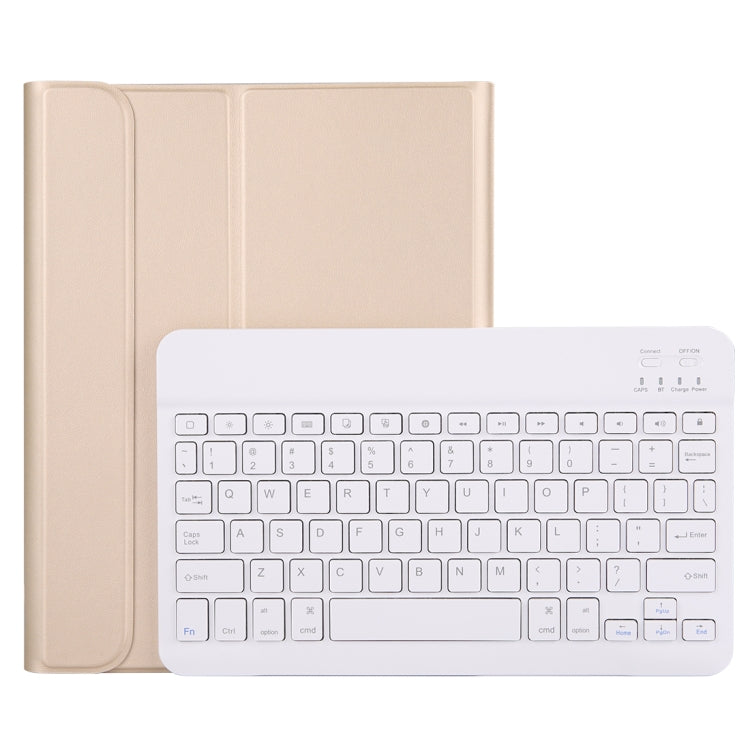 A11B Bluetooth 3.0 Ultra-thin ABS Detachable Bluetooth Keyboard Leather Tablet Case for iPad Air 4 / Air 5 / Pro 11 inch 2022 / 2021 / 2020 / 2018, with Pen Slot & Holder
