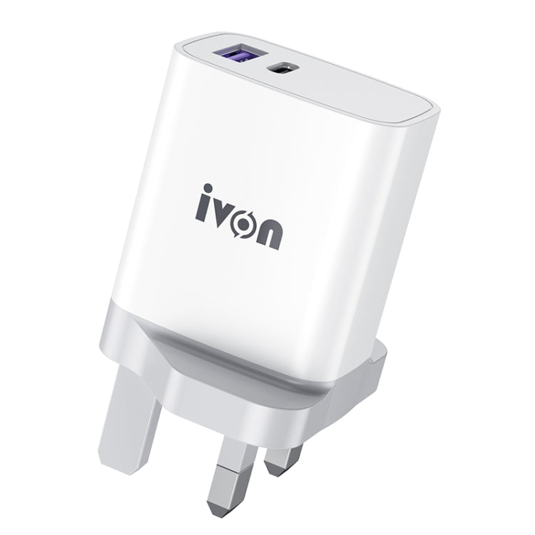IVON AD52 18W Type-C+USB雙口PD快充