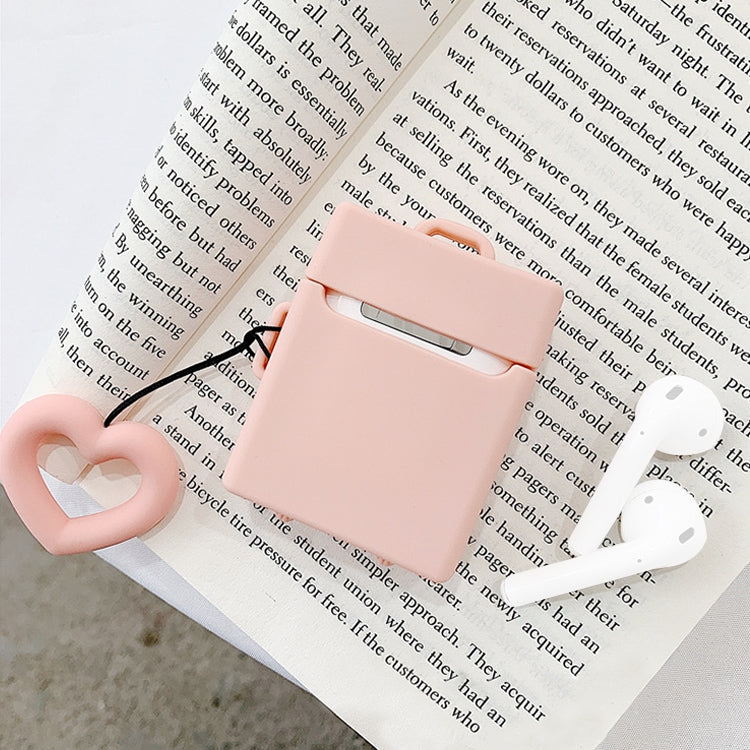 適用於蘋果 AirPods 1 / 2代 無線藍牙耳機糖果色旅行箱防摔保護套