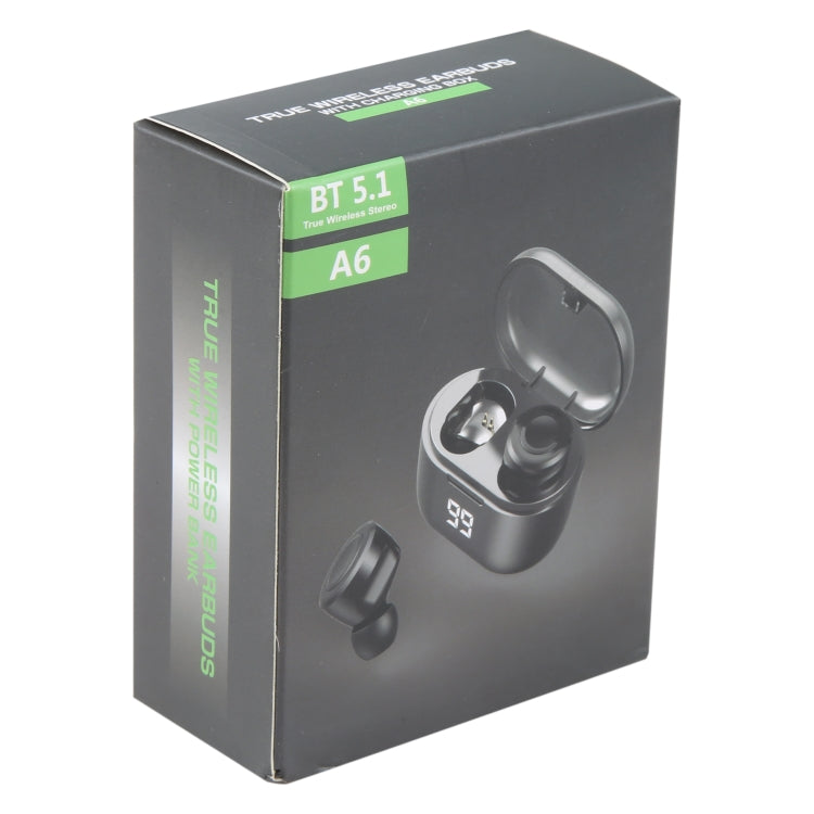 A6 藍牙5.0 無線藍牙耳機帶充電倉