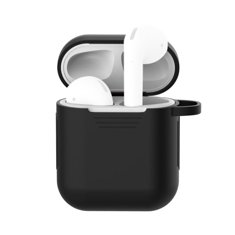 適用於蘋果 AirPods 1 / 2代通用 無線藍牙耳機硅膠防摔保護套7件套