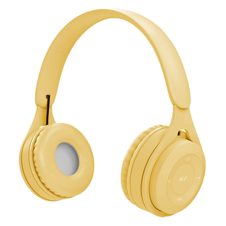 Y08 Hifi音質馬卡龍頭戴式藍牙耳機，支持通話&TF卡&3.5mm AUX
