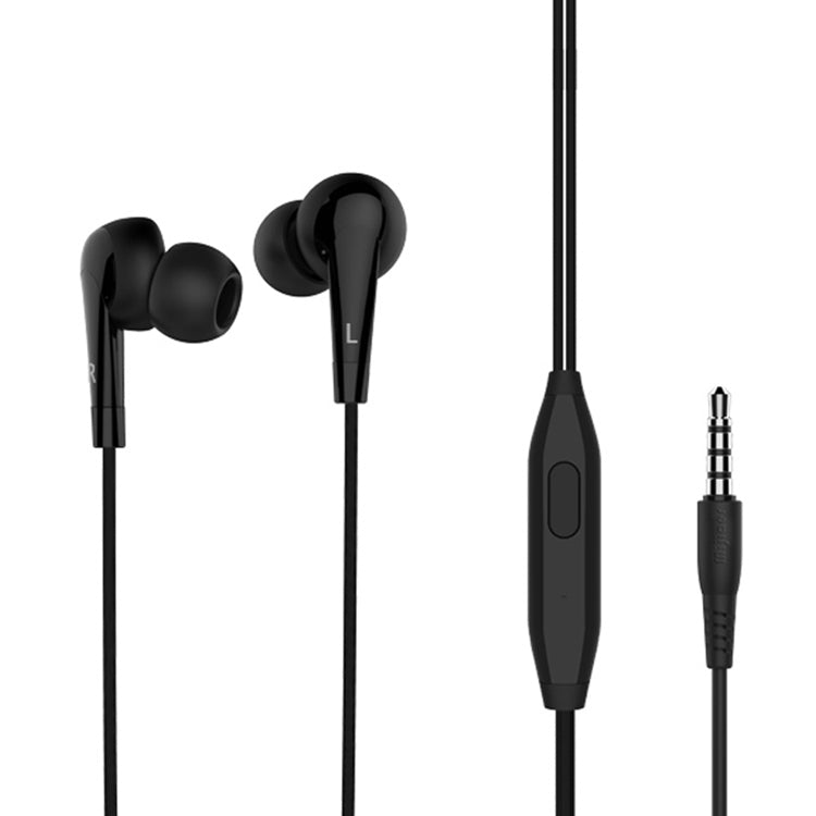 蘭士頓 MJ62 1.2m 入耳式線控 3.5mm立體音耳機 帶麥