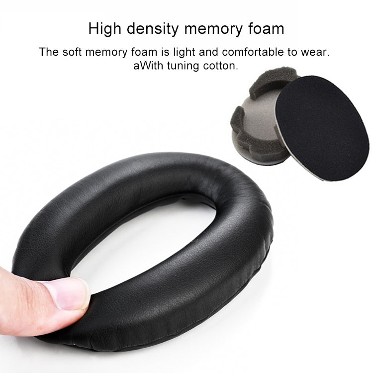 一對賣 適用於適用於 索尼 MDR-1000X / WH-1000XM2 頭戴式藍牙耳機罩海綿保護套