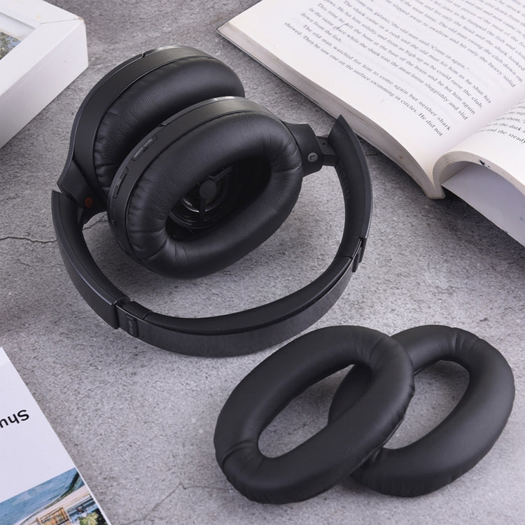 一對賣 適用於適用於 索尼 MDR-1000X / WH-1000XM2 頭戴式藍牙耳機罩海綿保護套