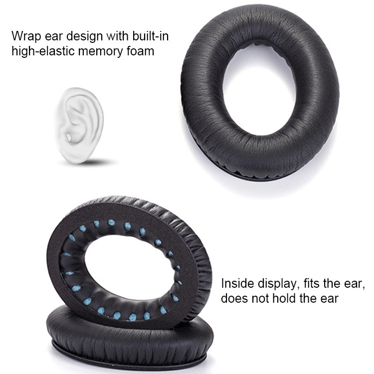 1對賣 柔軟耳機套耳罩 配隔音棉 適用於BOSE QC2 / QC15 / AE2 / QC25